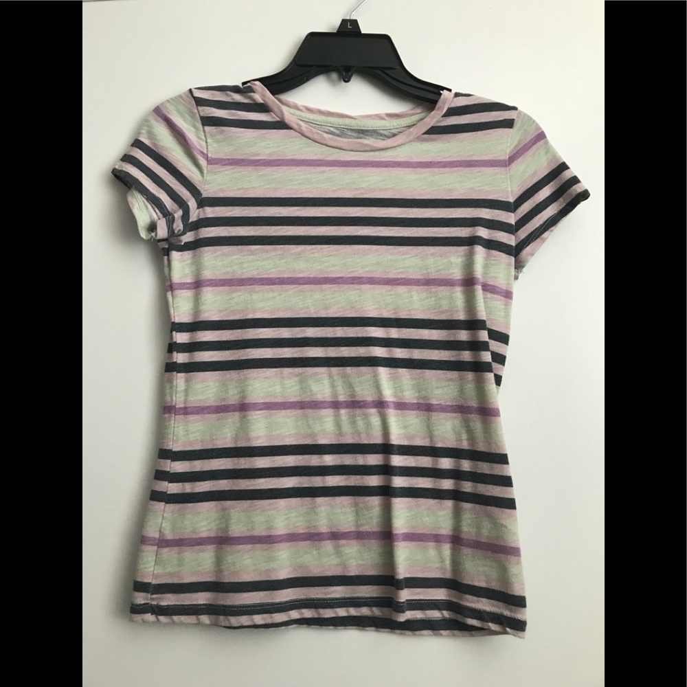Purple and Blue Striped T-Shirt